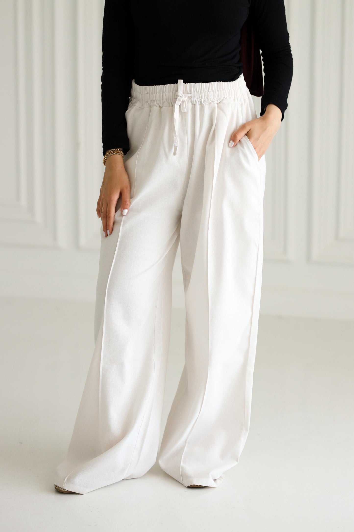 Easy-go pants - White
