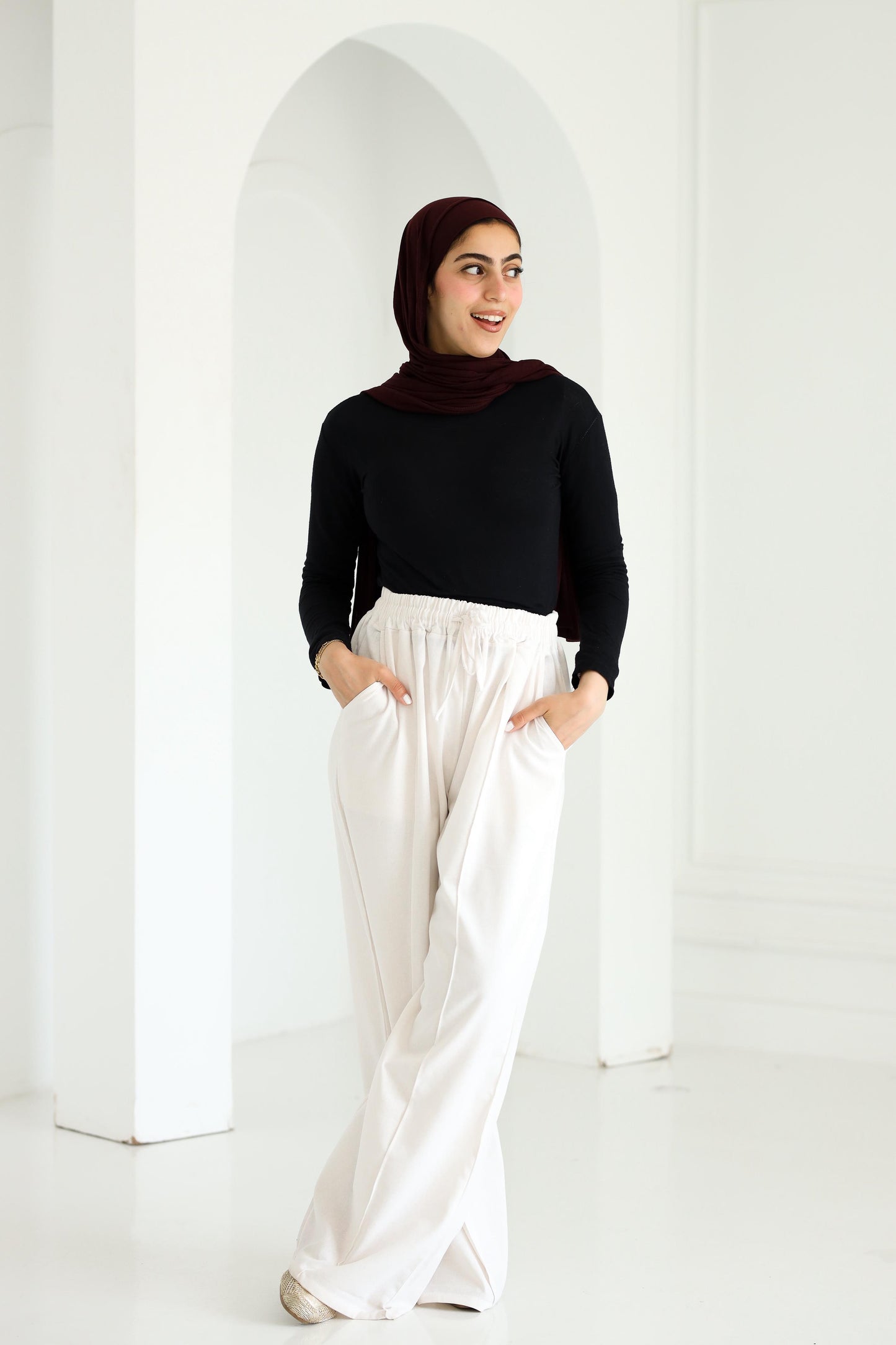 Easy-go pants - White