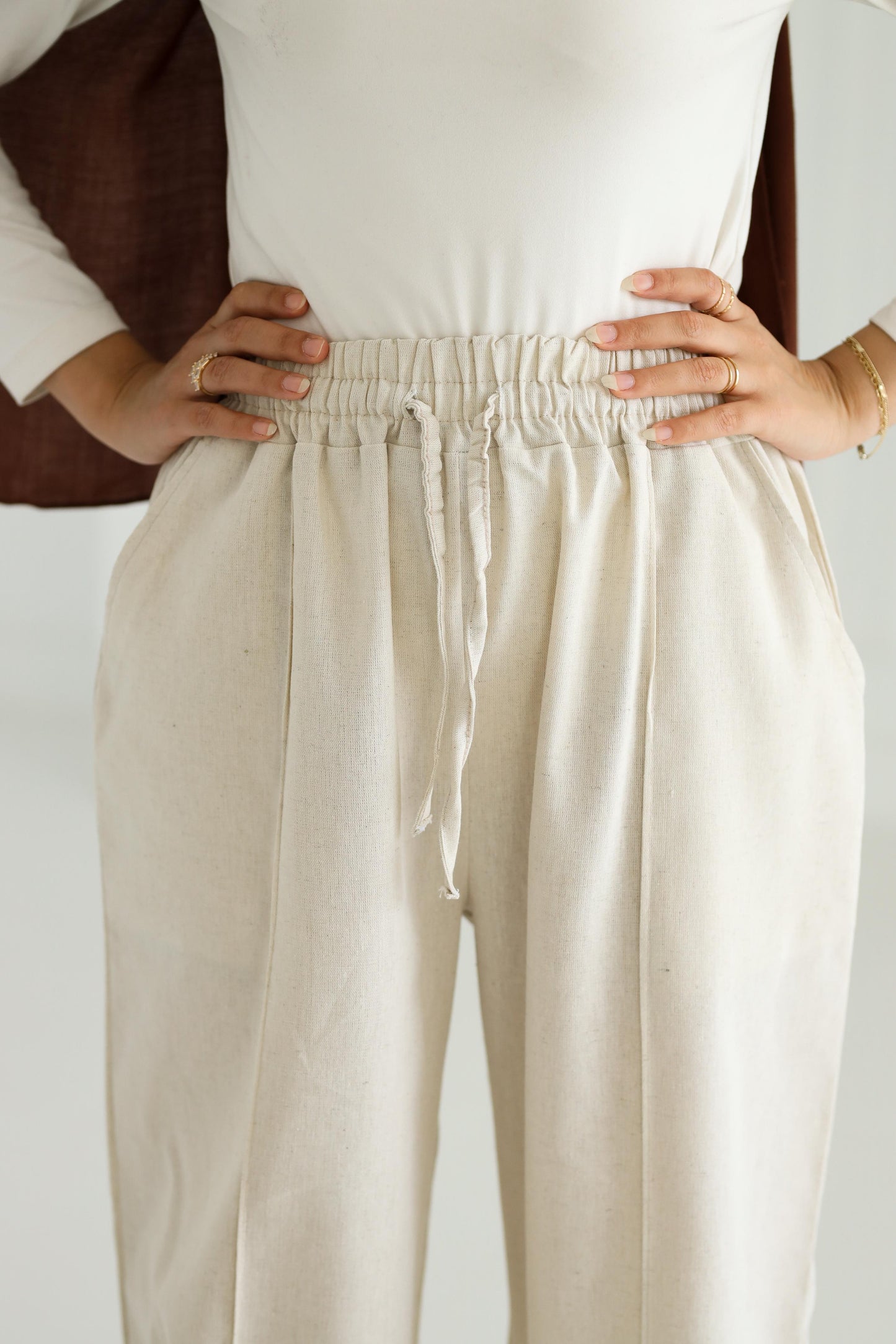 Easy-go pants - Beige
