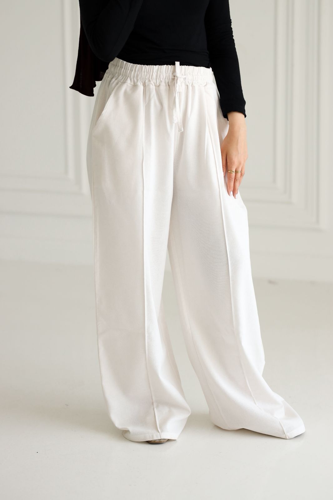 Easy-go pants - White