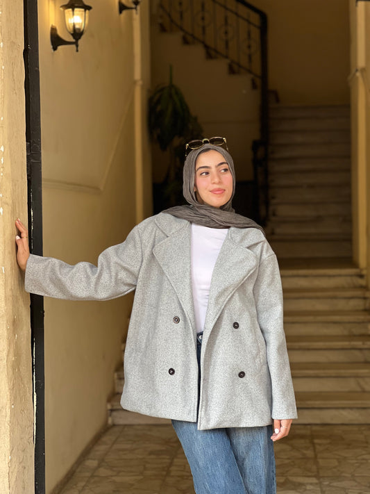 Cross wind jacket in gray