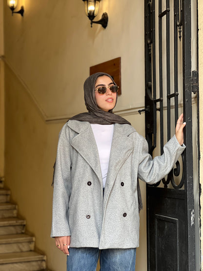 Cross wind jacket in gray