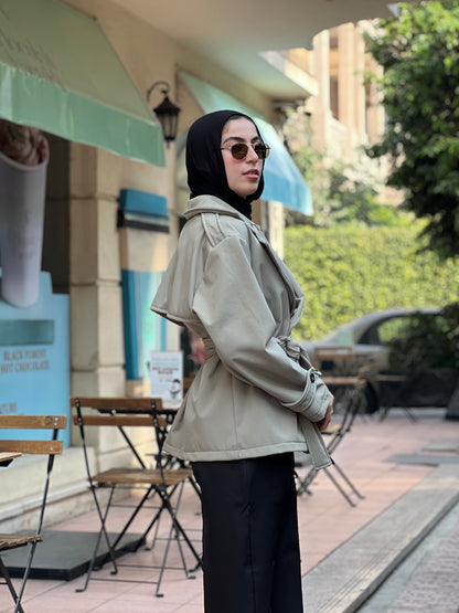 Midnight trench in mint