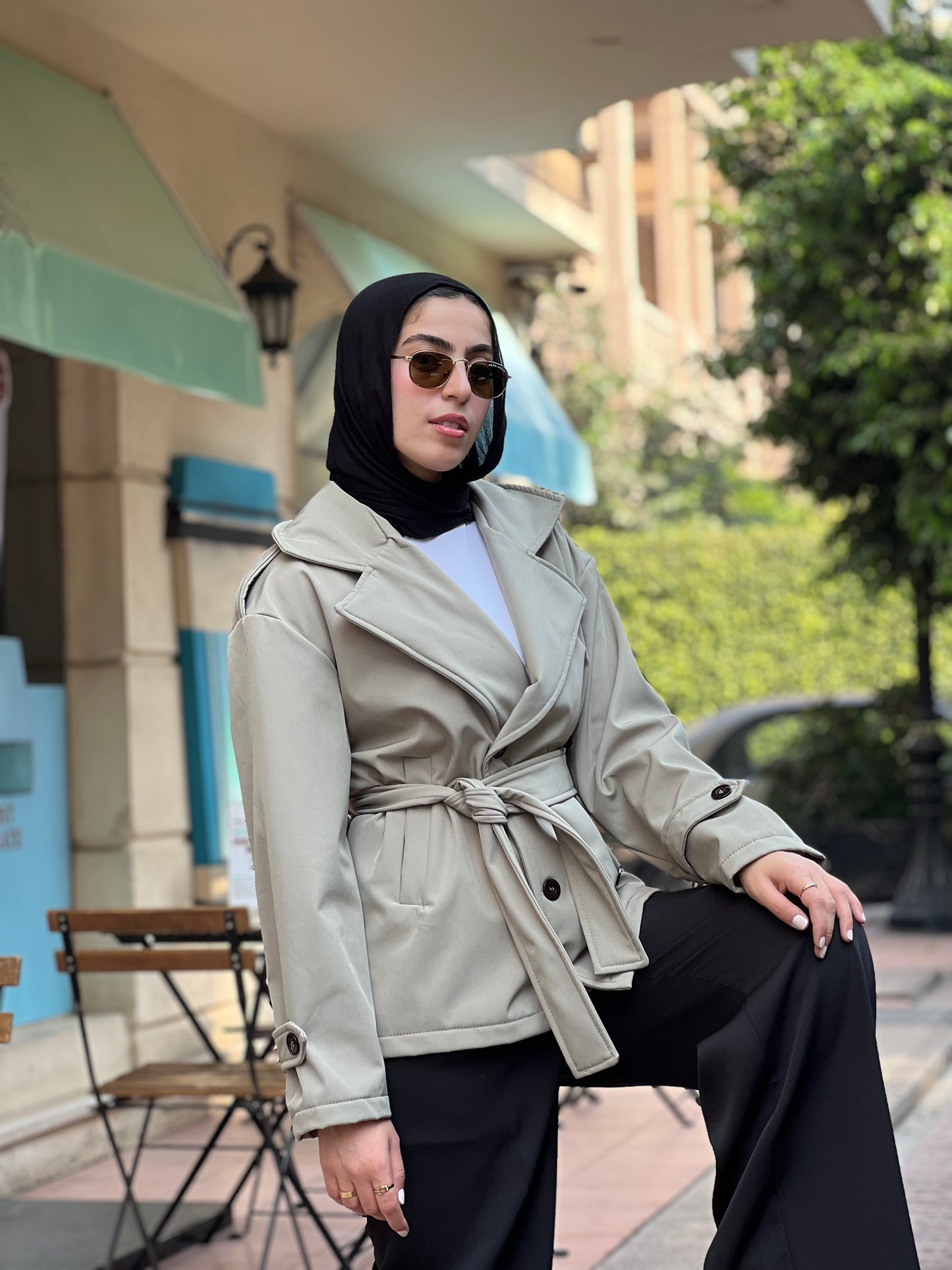 Midnight trench in mint