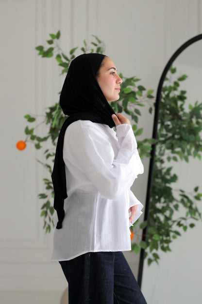 White-zahra blouse