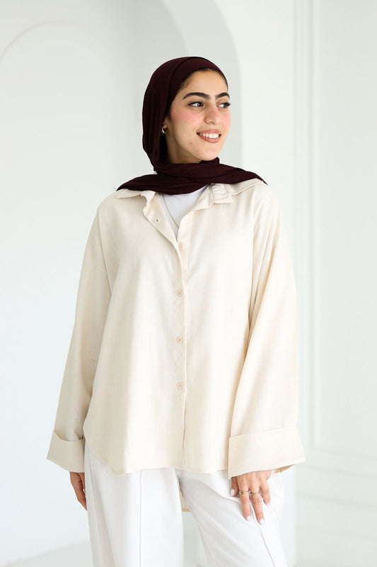 Flowy Shirt - beige