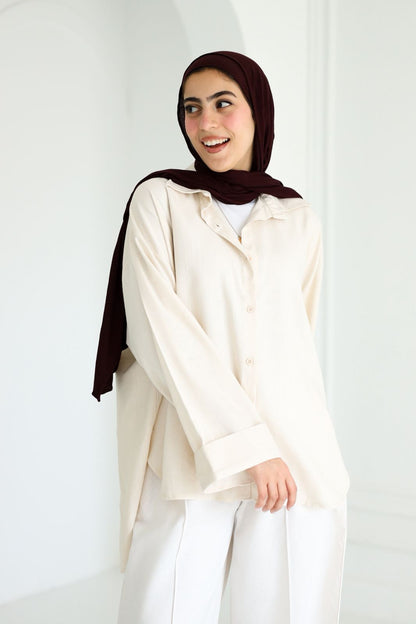 Flowy Shirt - beige