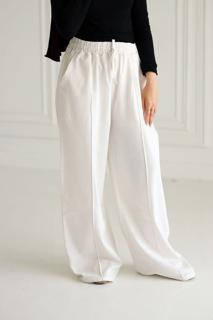 Easy-go pants - White